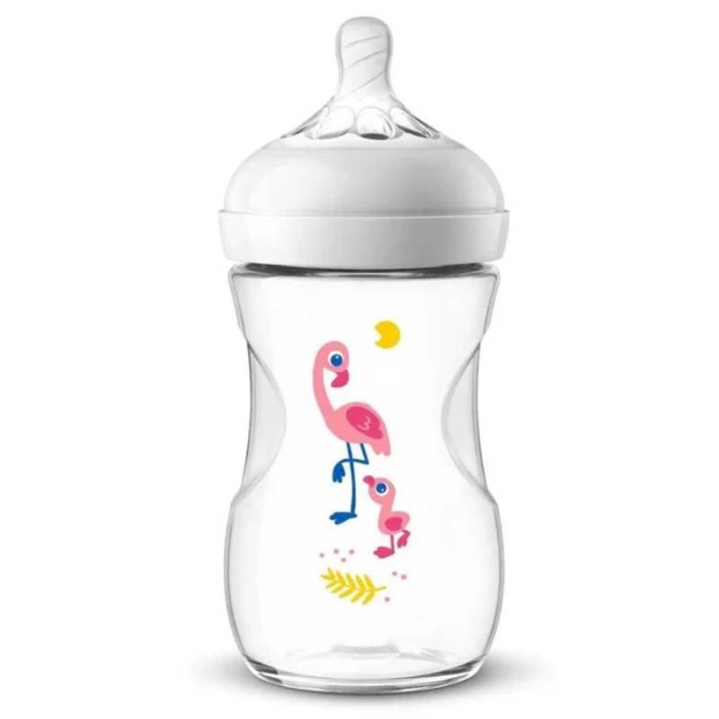 Avent Flamingo Natural Bottle 1m+ | Prenatal, Babies, Nusring, Cybex, Avent Bottle Drying Rack