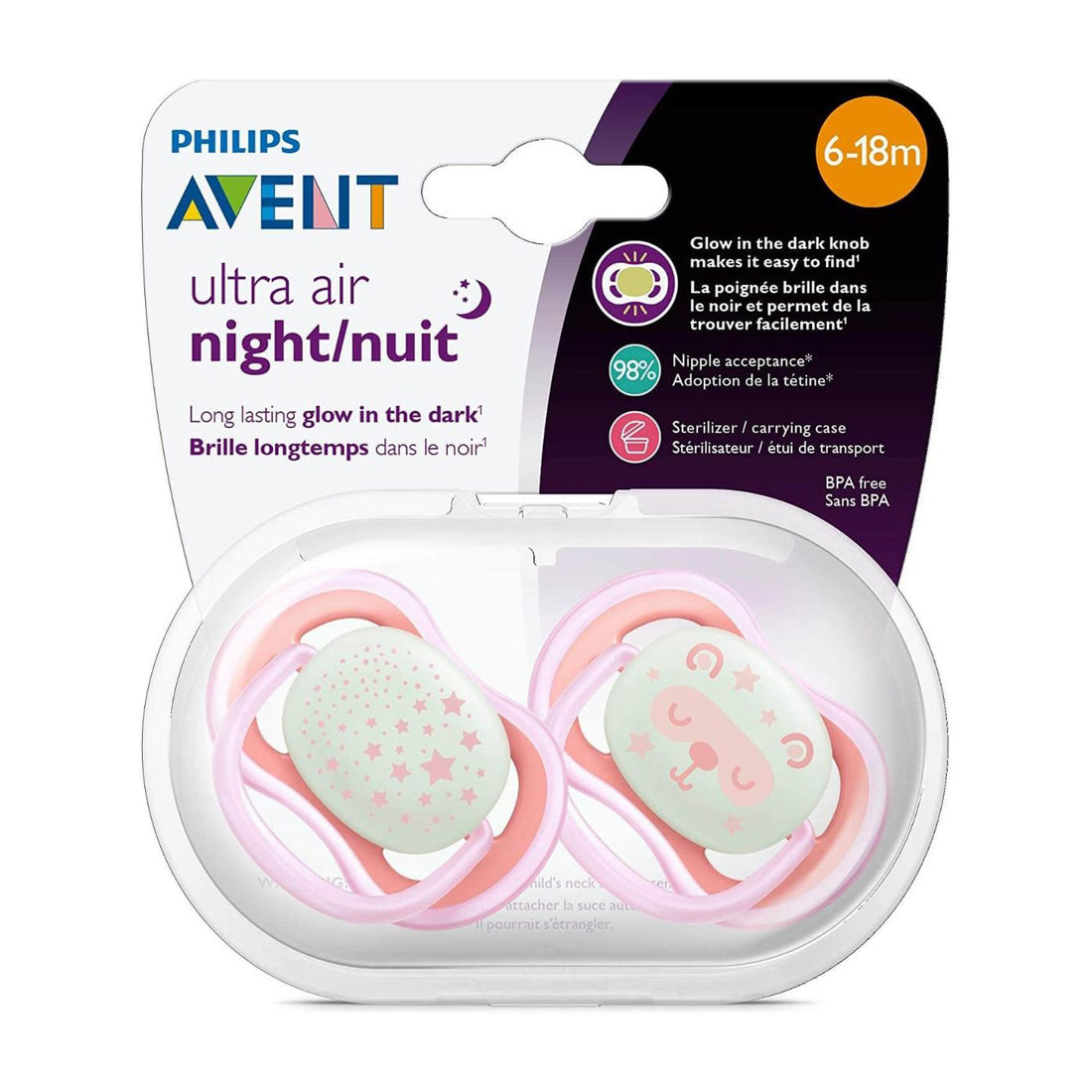 Avent Soothers Ultra Air Night | Prenatal, Babies, Nusring, Cybex, Avent Pacifier