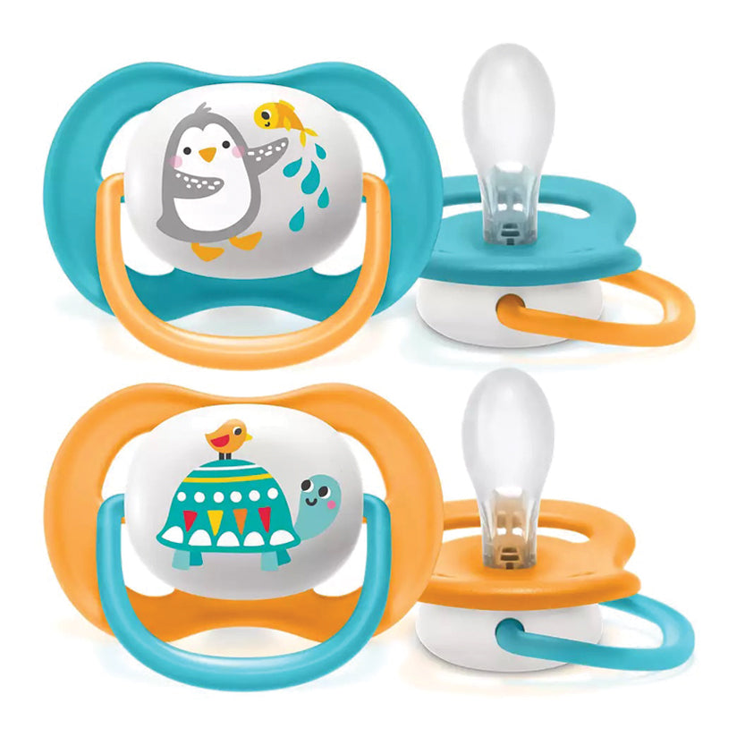 Avent Ultra Air Pacifier with assorted animal prints 6-18m Pack of 2 | Prenatal, Babies, Nusring, Cybex, Avent Pacifier