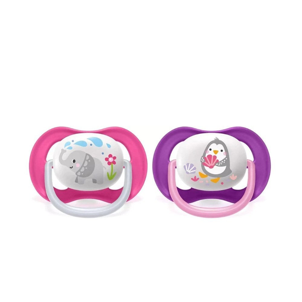 Avent Ultra Air Pacifier with assorted animal prints 6-18m Pack of 2 | Prenatal, Babies, Nusring, Cybex, Avent Pacifier