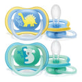 Avent Ultra Air Sterilised Pacifier with Assorted Animal Shapes 6-18m Pack of 2 | Prenatal, Babies, Nusring, Cybex, Avent Pacifier