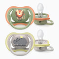 Avent Ultra Air Sterilised Pacifier with Assorted Animal Shapes 6-18m Pack of 2 | Prenatal, Babies, Nusring, Cybex, Avent Pacifier