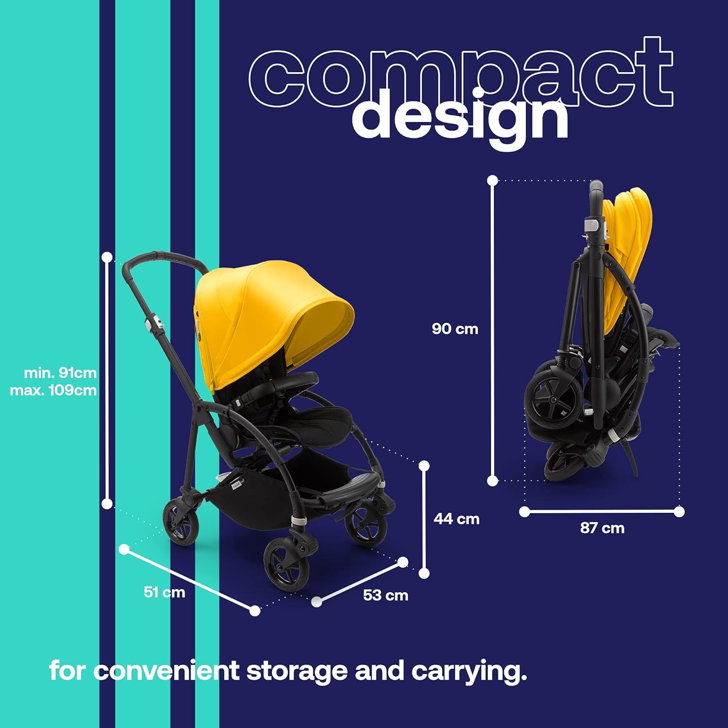 Bugaboo Bee6 Complete Stroller - Stroller with International Shipping