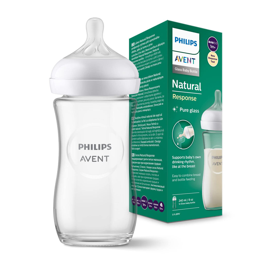 Avent Natural Teats Slow Flow 2 Holes Pack of 2 | Prenatal, Babies, Nusring, Cybex, Avent Bottle Teat