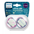 Avent Ultra Air Night Time Soother 6-18m Pack of 2 | Prenatal, Babies, Nusring, Cybex, Avent Pacifier