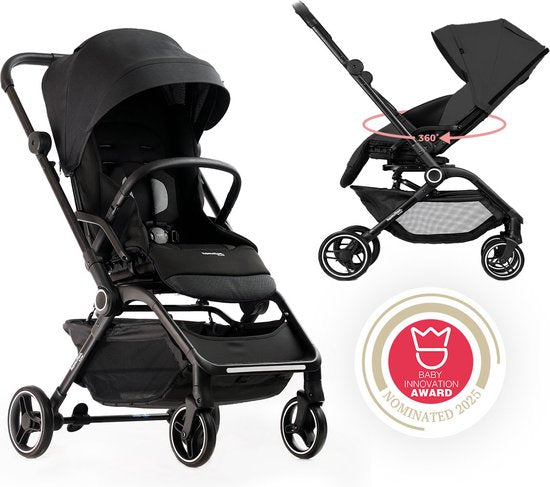 Hamilton T1 Turnable Stroller - Black | Prenatal, Babies, Nusring, Cybex, Avent Stroller