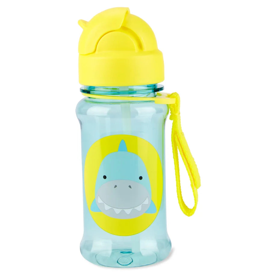 Zoo Tritan Straw Bottle Shark