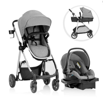 Sport modular travel system stroller with car seat