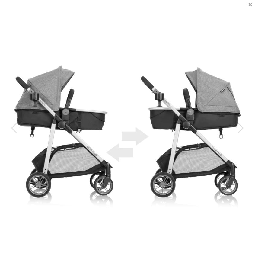 Sport modular travel system stroller with car seat
