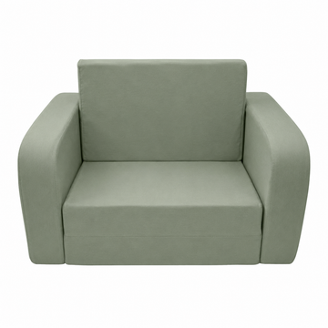 Foldable baby sofa green