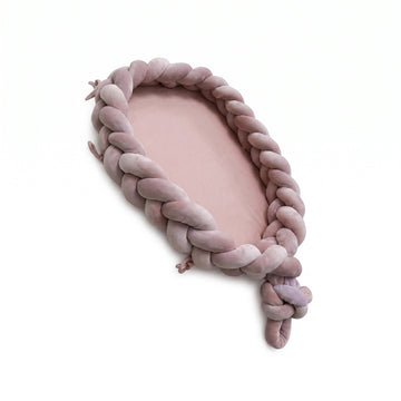 Braided baby nest pink