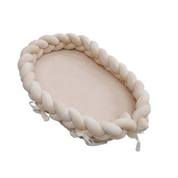 Braided baby nest beige