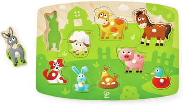 Farm Animals Peg Puzzle