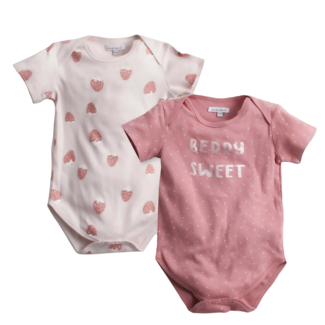 Mother's Choice Pack of 2 Short Sleeves Newborn Baby Short Sleeve Bodysuits | Prenatal, Babies, Nusring, Cybex, Avent Bodysuit