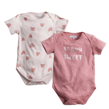 Mother's Choice Pack of 2 Short Sleeves Newborn Baby Short Sleeve Bodysuits | Prenatal, Babies, Nusring, Cybex, Avent Bodysuit