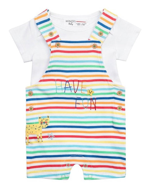Mother Choice Dungaree & Bodysuit Set Sea Life