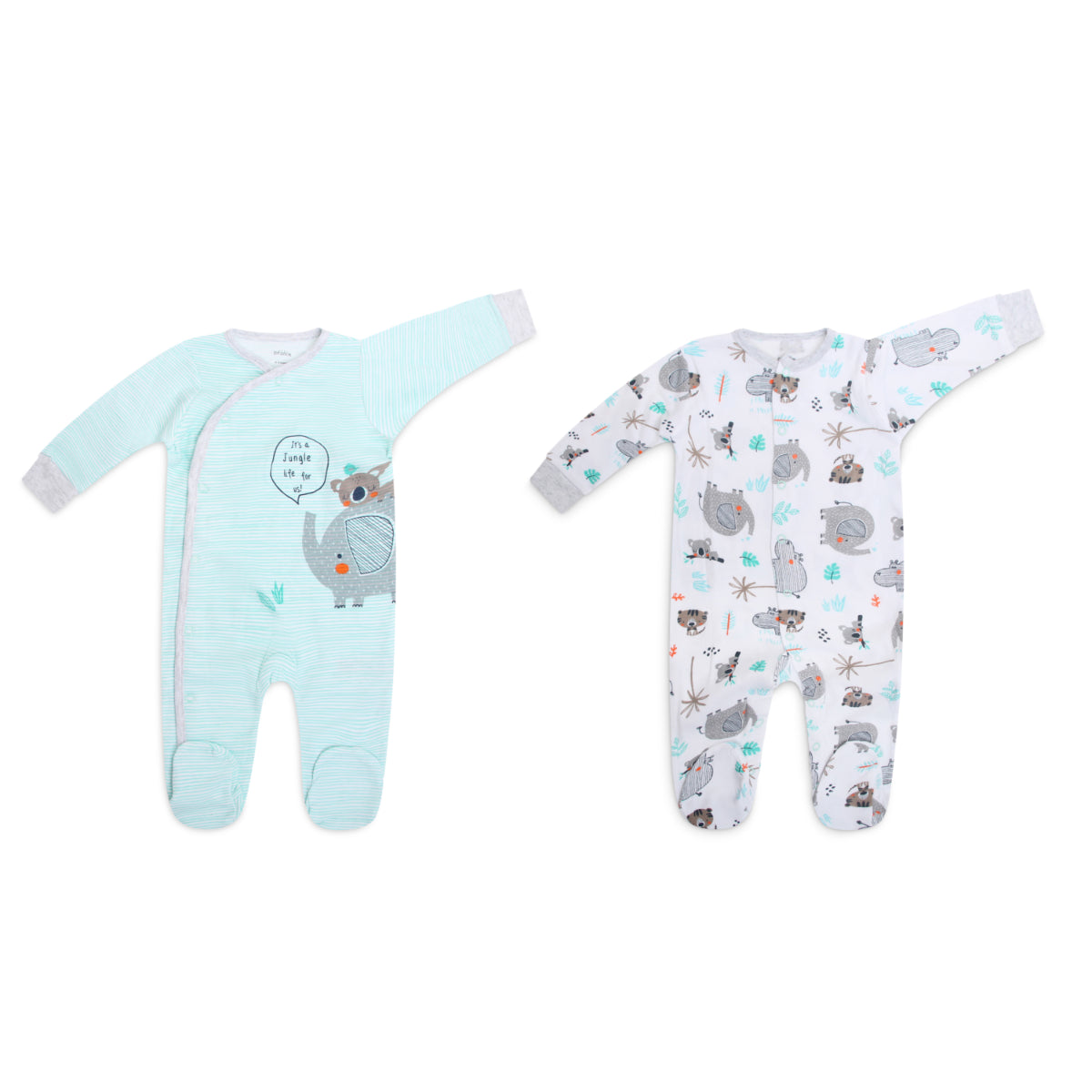 Mother's Choice Pack of 2 Grower Elephant Olive | Prenatal, Babies, Nusring, Cybex, Avent Bodysuit