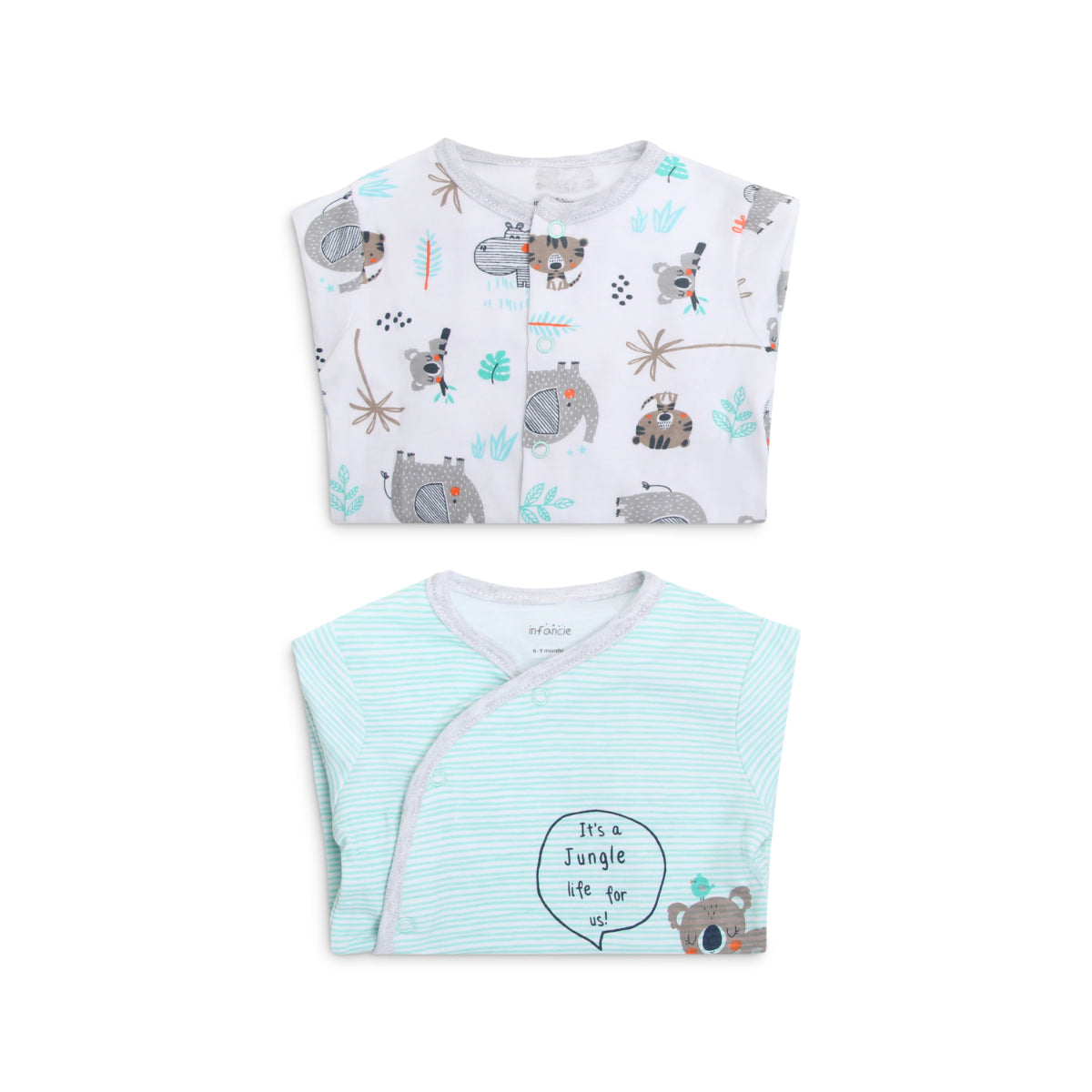 Mother's Choice Pack of 2 Grower Elephant Olive | Prenatal, Babies, Nusring, Cybex, Avent Bodysuit