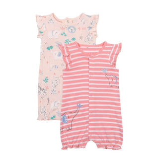 Mother's Choice Pack of 2 Pieces Romper Elephant Pink | Prenatal, Babies, Nusring, Cybex, Avent Bodysuit