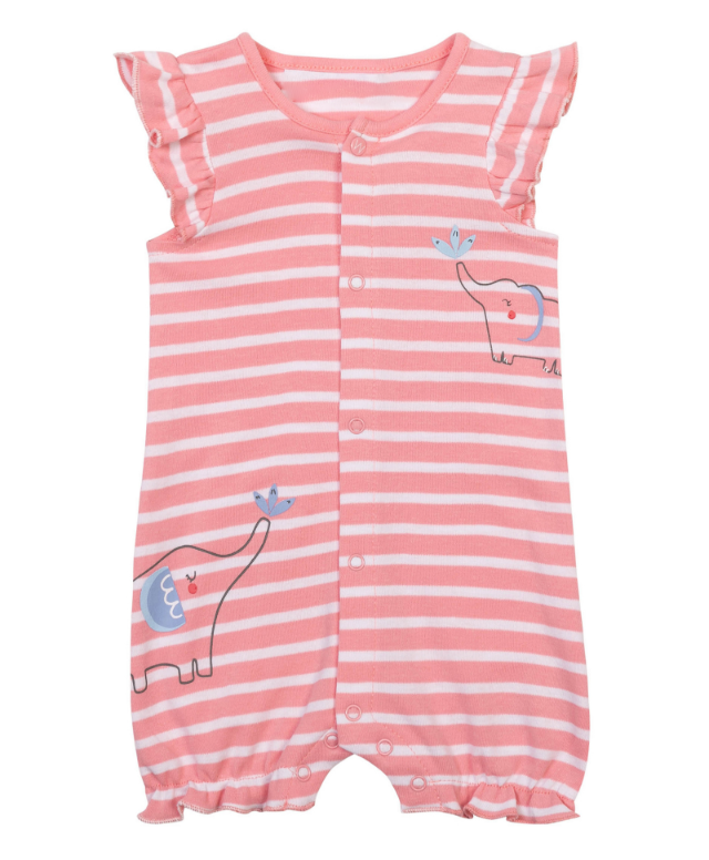 Mother's Choice Pack of 2 Pieces Romper Elephant Pink | Prenatal, Babies, Nusring, Cybex, Avent Bodysuit