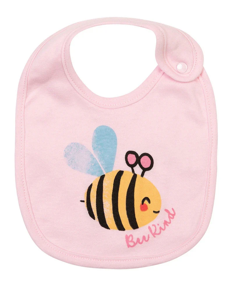 Mother's Choice Pack of 3 Bee Bibs 0-12m Bib