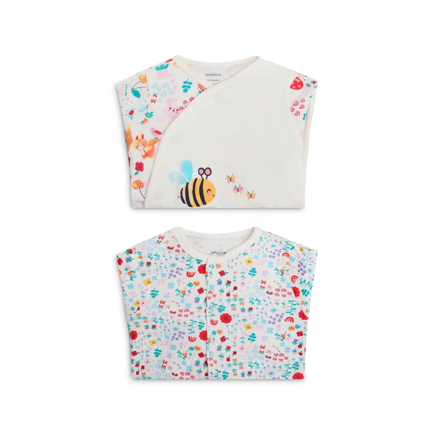 Mother's Choice  2 Pieces babygrower 0-3m - Bee & Snail Bodysuit