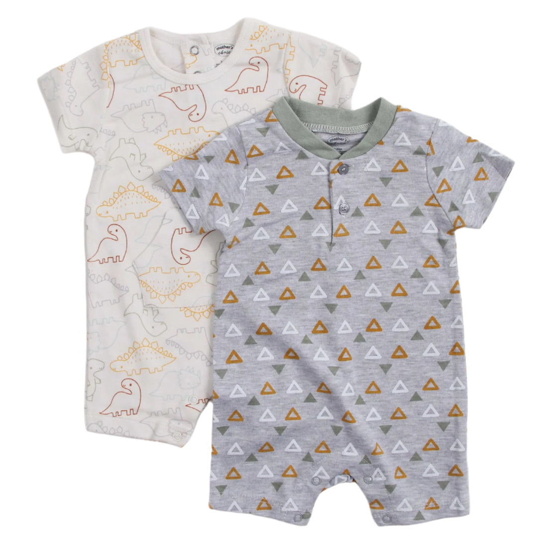 Mother's Choice Pack of 2 Dinosaurs Bodysuit | Prenatal, Babies, Nusring, Cybex, Avent Bodysuit