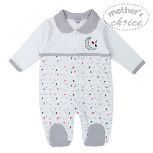 Mother's Choice Stars & Moon Bodysuit  Longlseeve | Prenatal, Babies, Nusring, Cybex, Avent Bodysuit