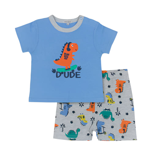 Mother's Choice Dino Set of Top & Short | Prenatal, Babies, Nusring, Cybex, Avent Outfit Set