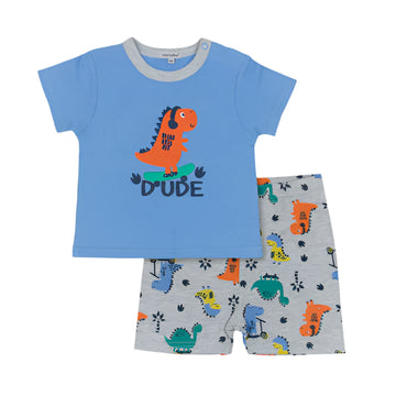 Mother's Choice Dino Set of Top & Short | Prenatal, Babies, Nusring, Cybex, Avent Outfit Set