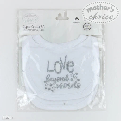 Mother's Choice Pack of 2 Love Beyond Words | Prenatal, Babies, Nusring, Cybex, Avent Bib