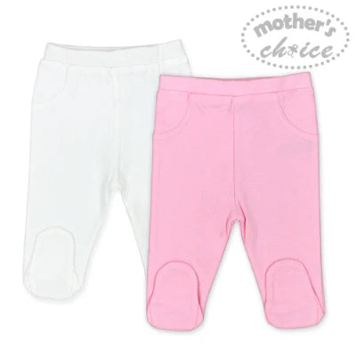 Mother's Choice Pack of 2 Pink & White Legging | Prenatal, Babies, Nusring, Cybex, Avent Legging