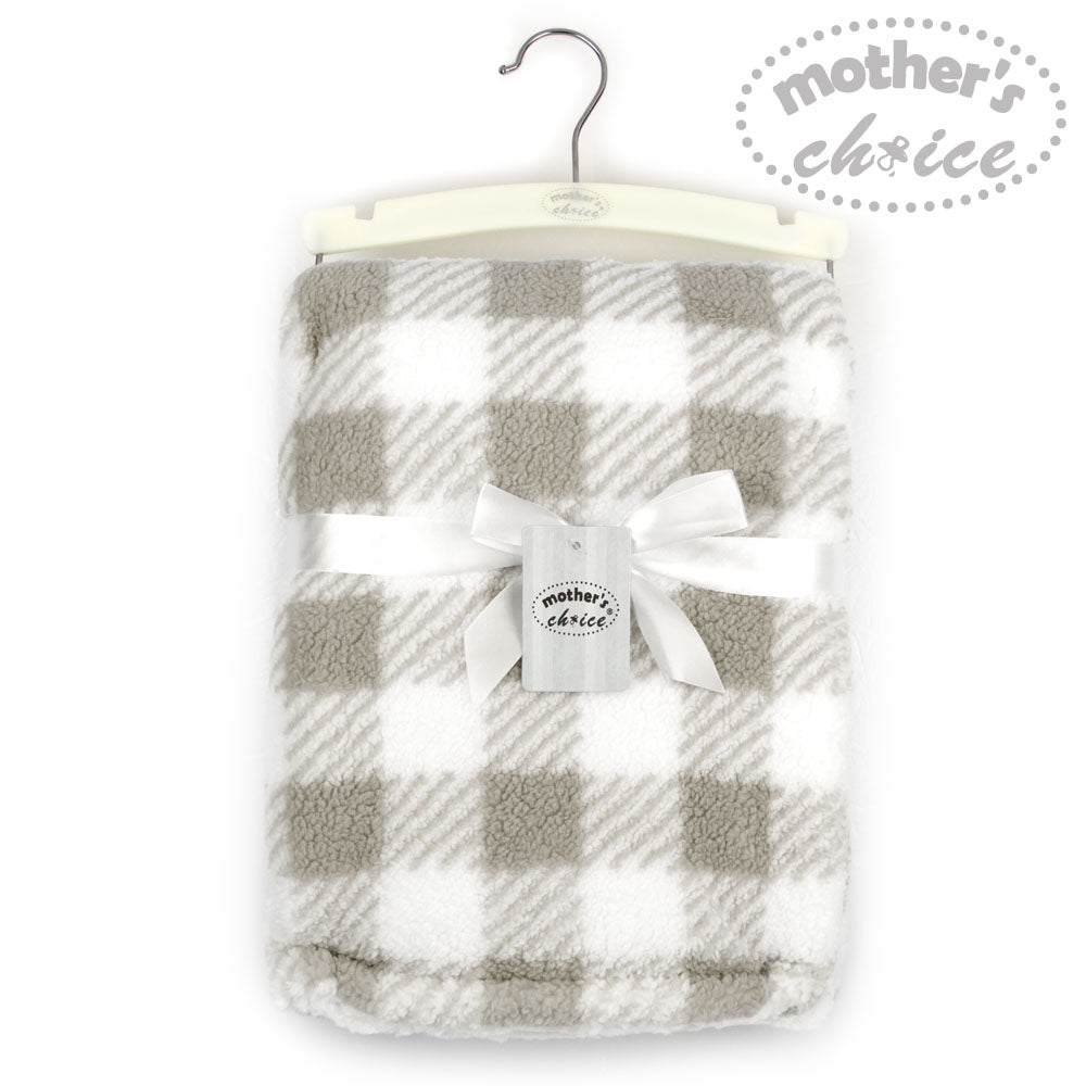 Mother Choice Printed Sherpa Blanket