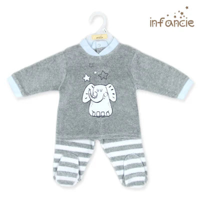 Mother's Choice Baby Set of Top & Pants Grey Elephant | Prenatal, Babies, Nusring, Cybex, Avent Bodysuit