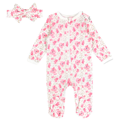 Mother's Choice Footed Grower With Head Band Set Pink | Prenatal, Babies, Nusring, Cybex, Avent Bodysuit
