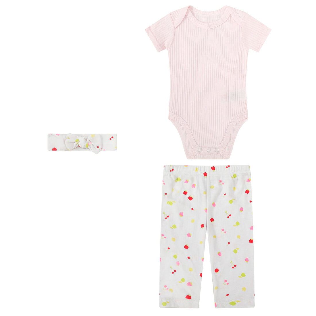 Mother Choice 3 Pc Set - Bodysuit, Pant and Headband