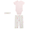 Mother Choice 3 Pc Set - Bodysuit, Pant and Headband