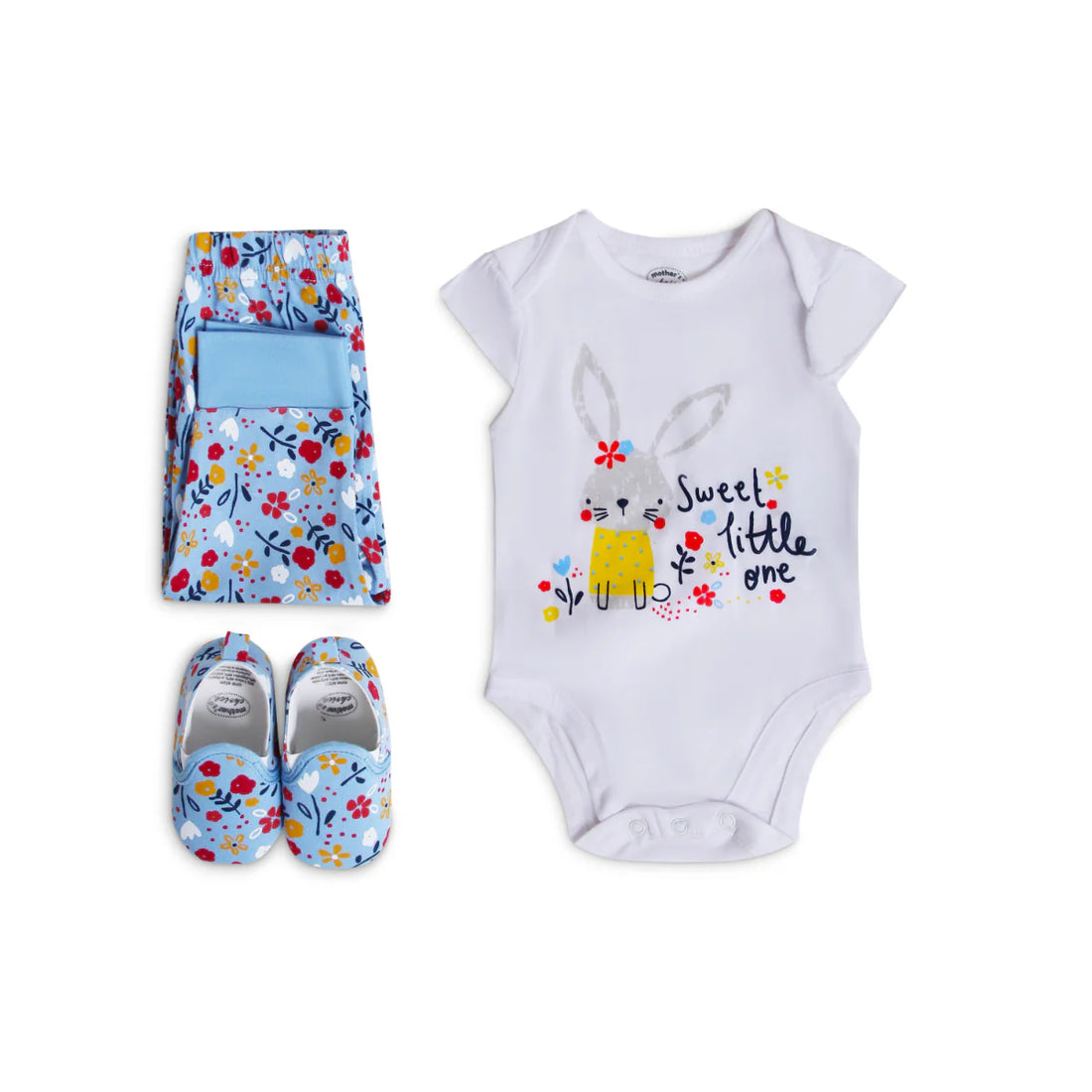 Mother's Choice Shortsleeve Bodysuit Pants & Shoes Set Bunny | Prenatal, Babies, Nusring, Cybex, Avent Bodysuit