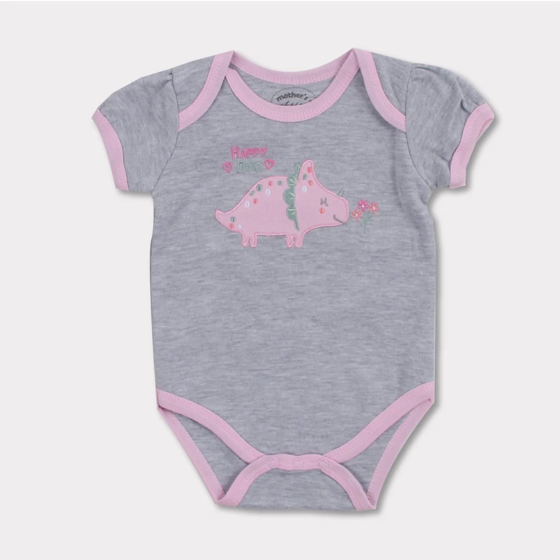Mother's Choice Pink 3 Pieces Creeper Short Bodysuit & Socks Set | Prenatal, Babies, Nusring, Cybex, Avent Bodysuit