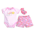 Mother Choice Baby Creeper & Short Socks 3 Pc Set
