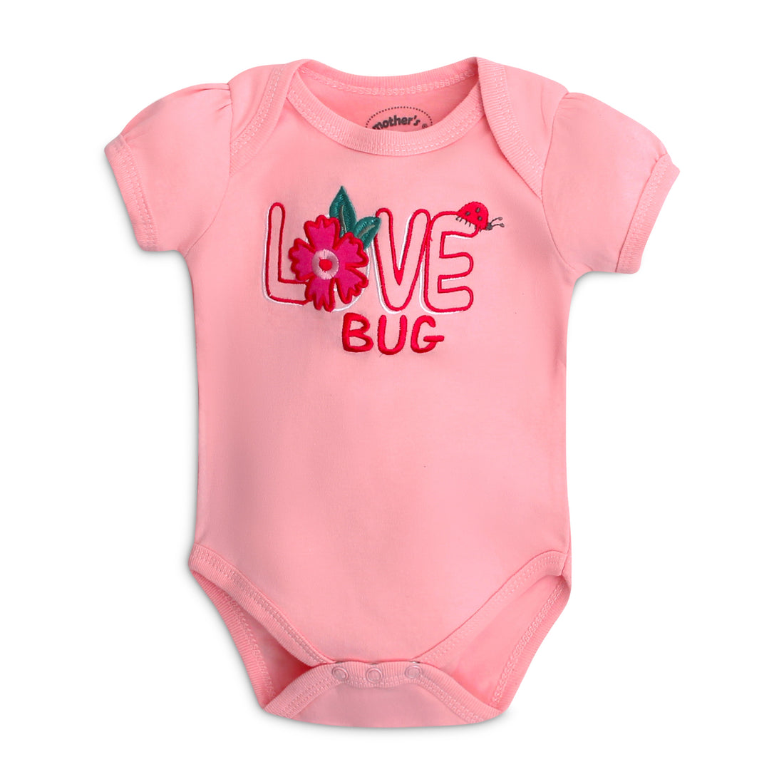 Mother Choice Baby 3 Pieces Creeper & Short Socks Set Love Bug