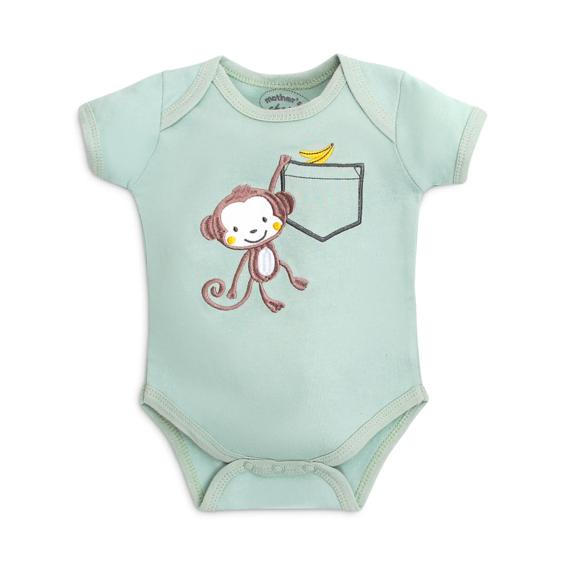 Mother's Choice Monkey Bug 3 Pieces Creeper Short Bodysuit & Socks Set | Prenatal, Babies, Nusring, Cybex, Avent Bodysuit