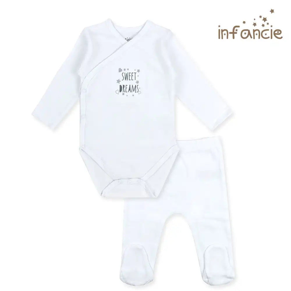 Mother's Choice Moon Longsleeve Bodysuit & Legging With Feet | Prenatal, Babies, Nusring, Cybex, Avent Bodysuit