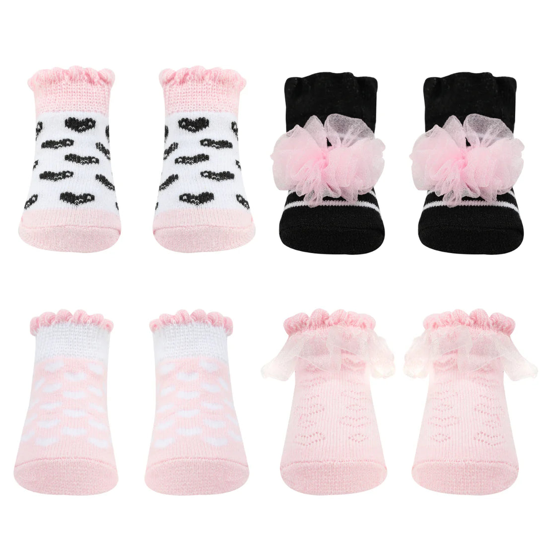 Mother's Choice Pack of 4 Pink Socks Gift Box 0-6m | Prenatal, Babies, Nusring, Cybex, Avent Sock