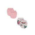 Mother's Choice Pack of 2 Pink Flowery Mitten Mitten