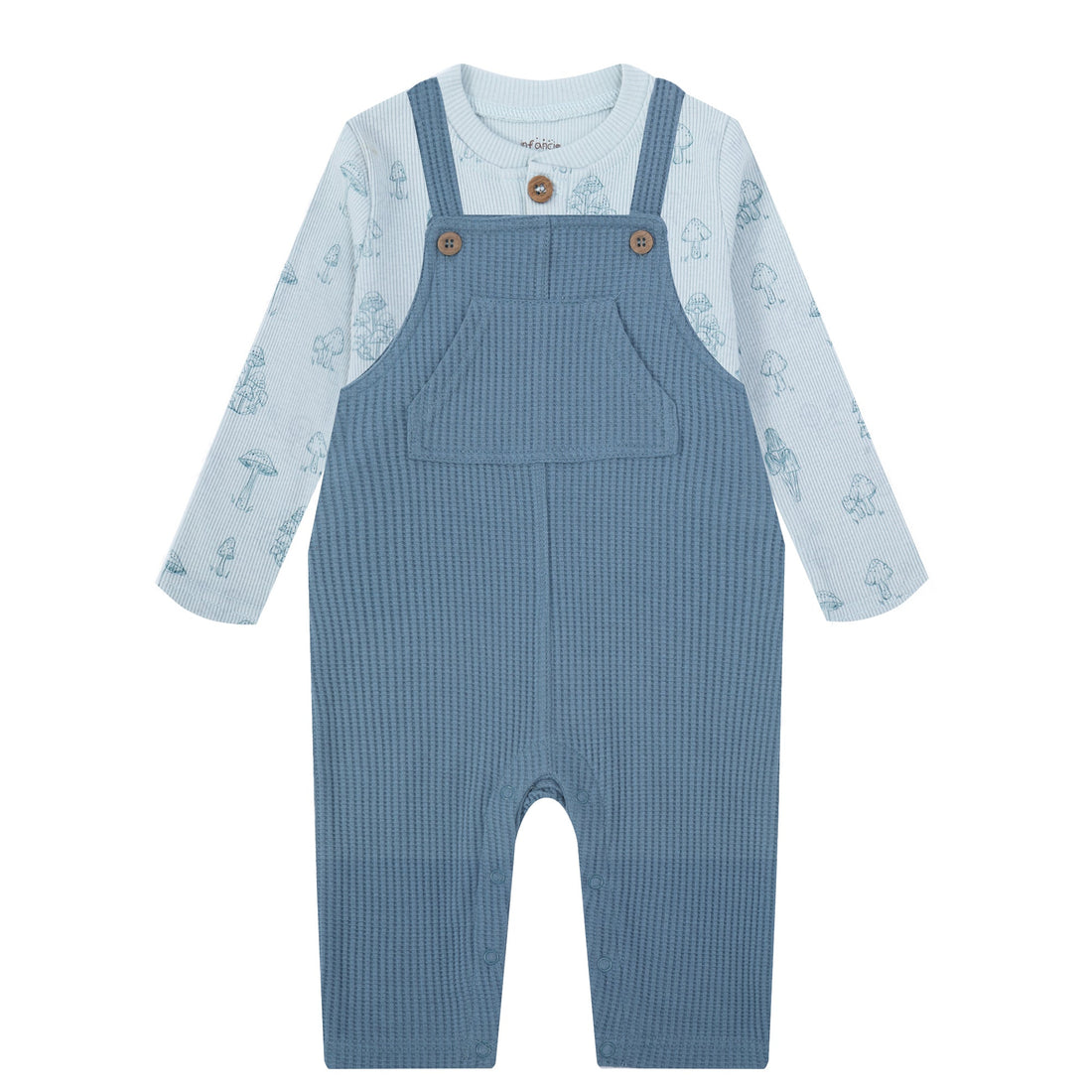 Mother Choice 2 Pieces Baby T-shirt & Overall Set 