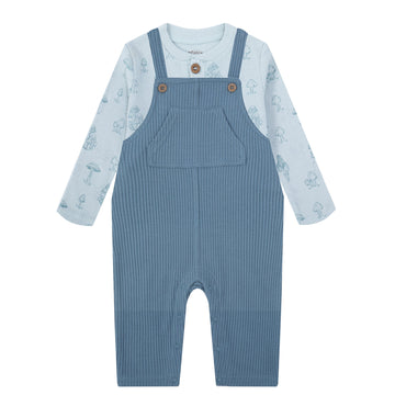 Mother Choice 2 Pieces Baby T-shirt & Overall Set 