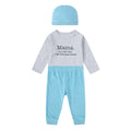 Mother's Choice 3 Pieces Baby Bodysuits, Legging, hat set - 0-3M Bodysuit