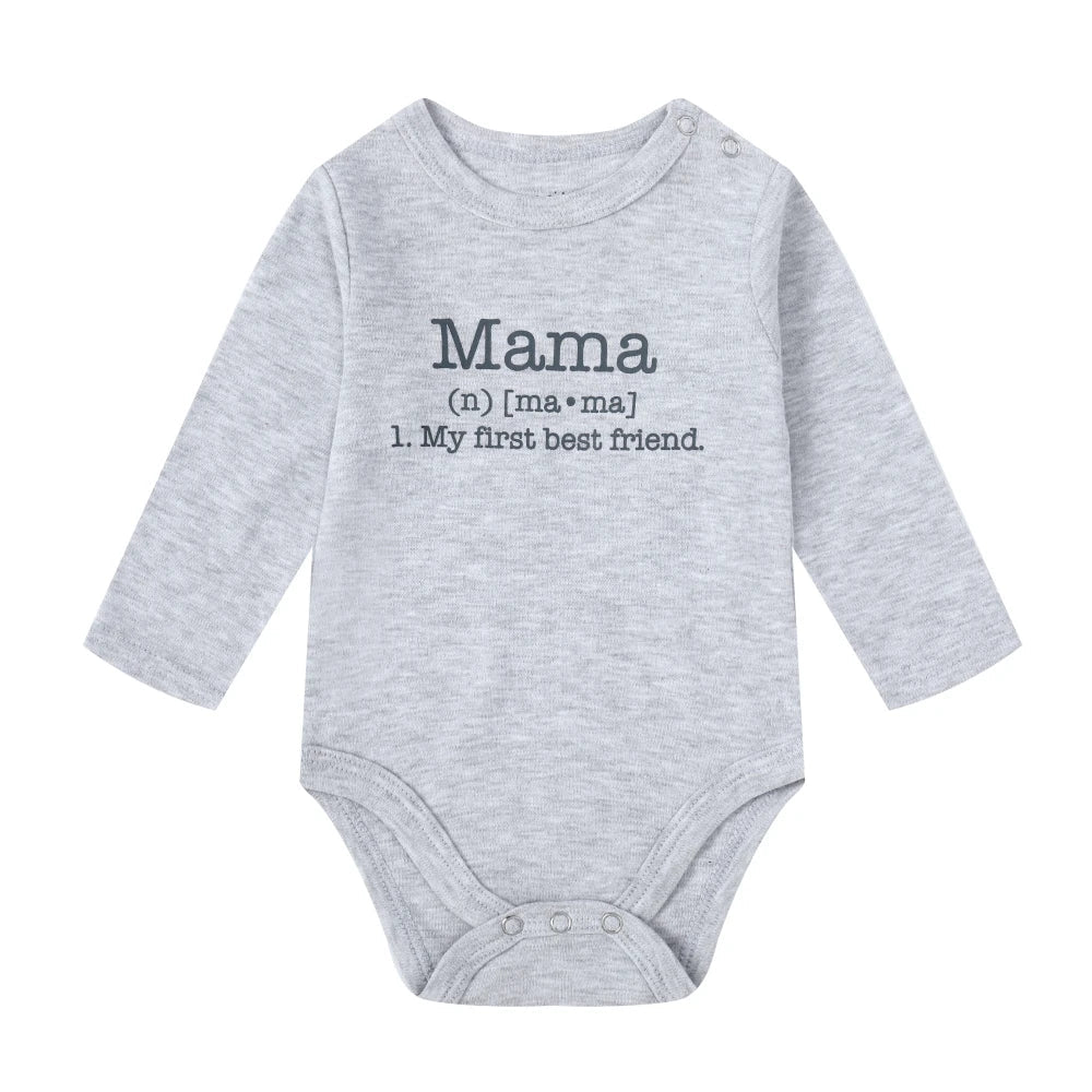 Mother's Choice 3 Pieces Baby Bodysuits, Legging, hat set - 0-3M Bodysuit