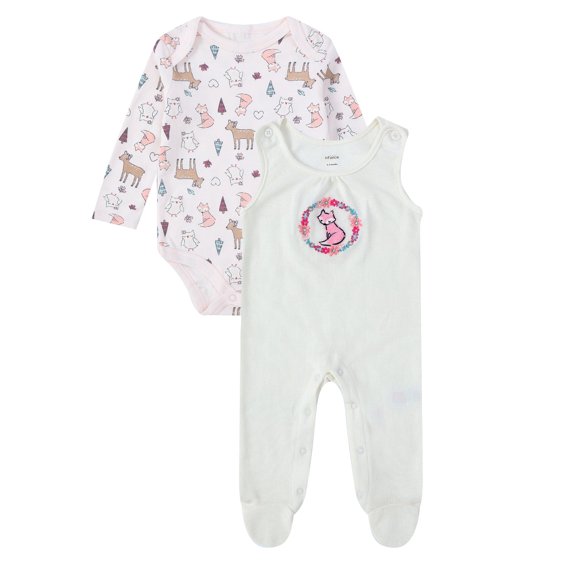 Mother Choice Romper with Body Fox Pink 